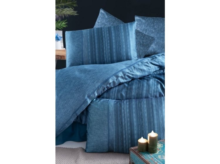 Постельное белье La Romano. Premium сатин Talya Blue