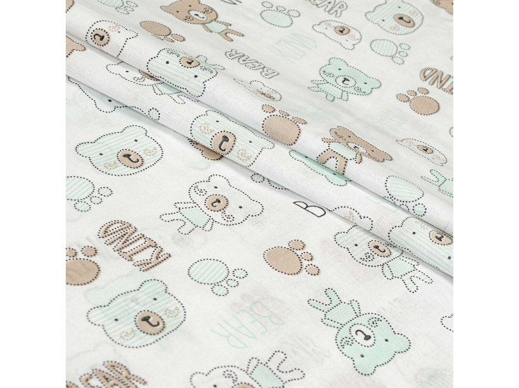 Подростковое постельное белье Home Line. Тедди кофейно-ментоловое