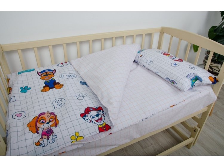 Постельное белье в детскую кроватку ТЕП. Друзья щенята