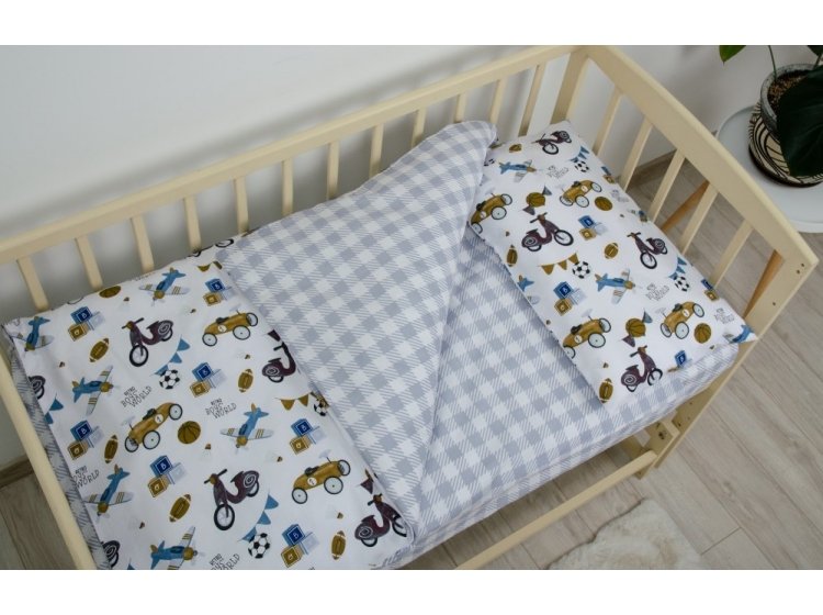 Постельное белье в детскую кроватку ТЕП. Ретро тачки