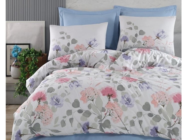 Постельное белье Altinbasak. Ранфорс Tiffany sky