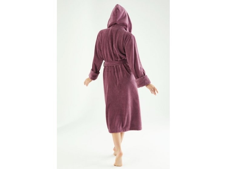 Халат женский махровый бамбуковый Nusa. 6890 murdum