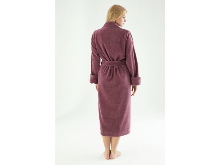 Халат женский махровый бамбуковый Nusa. 6895 murdum