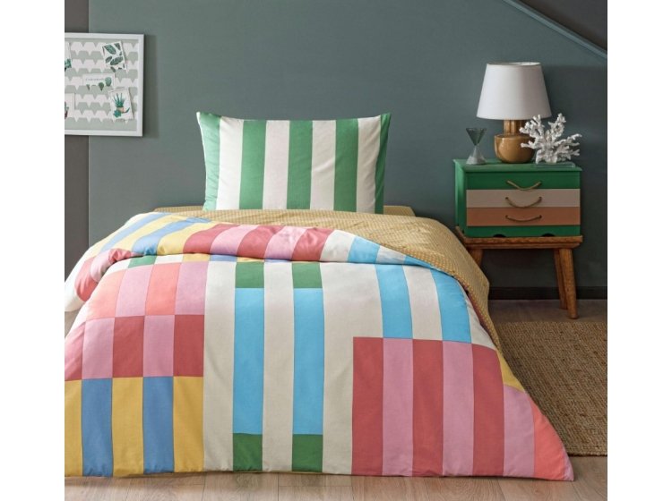 Подростковое постельное белье TAC. Ранфорс Taffy Pink