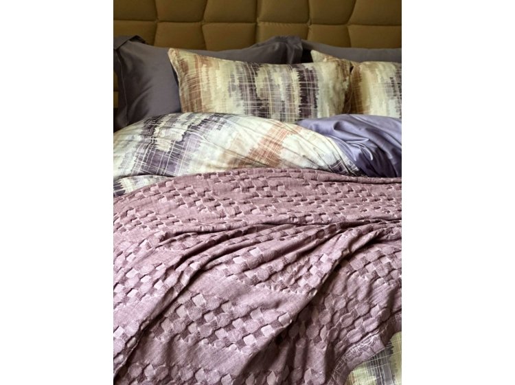 Жаккардовое покрывало-пике Saheser. Сotton Enza murdum